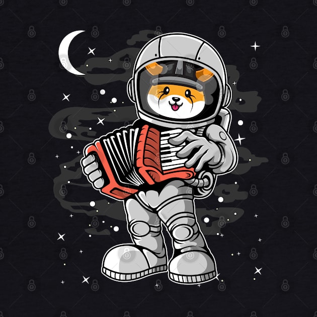 Astronaut Accordion Floki Inu Coin To The Moon Floki Army Crypto Token Cryptocurrency Blockchain Wallet Birthday Gift For Men Women Kids by Thingking About